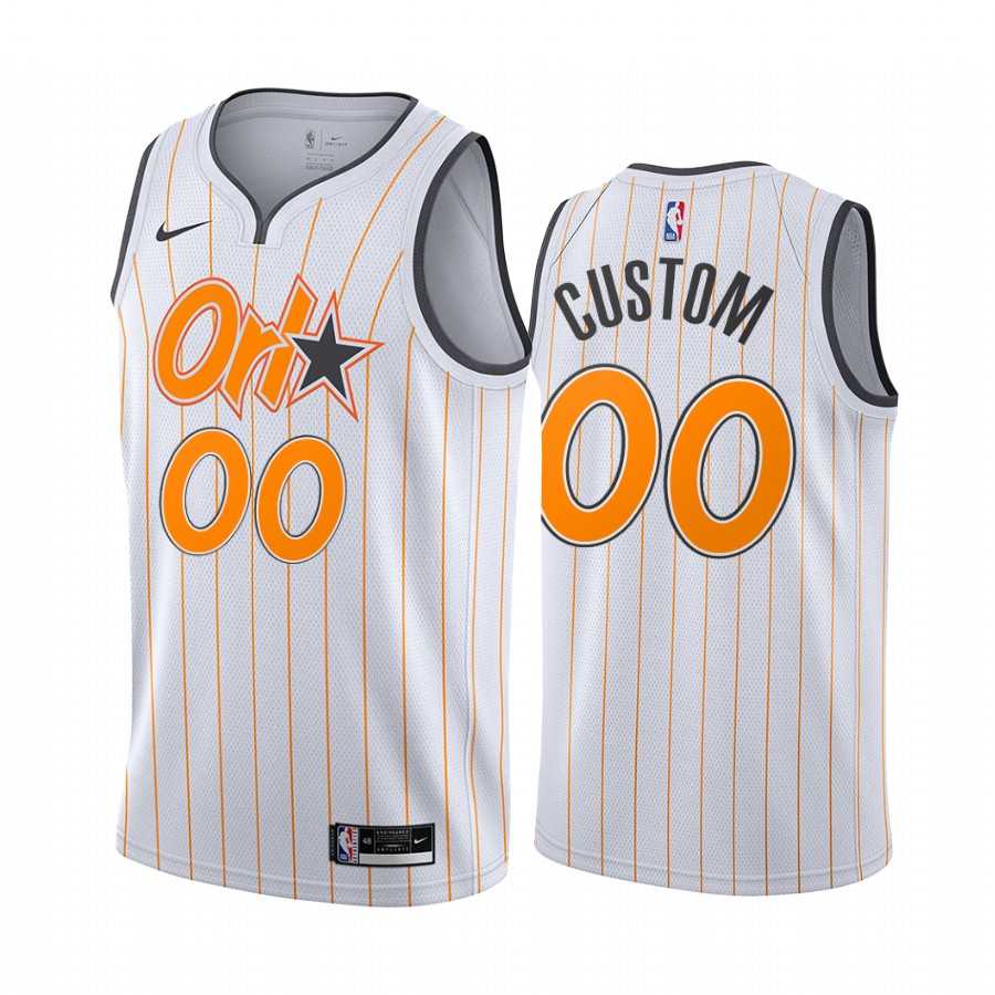 Men & Youth Customized Orlando Magic White Nike Swingman 2020-21 City Edition Jersey->customized nba jersey->Custom Jersey